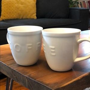 World Market Coffee Mugs (2)